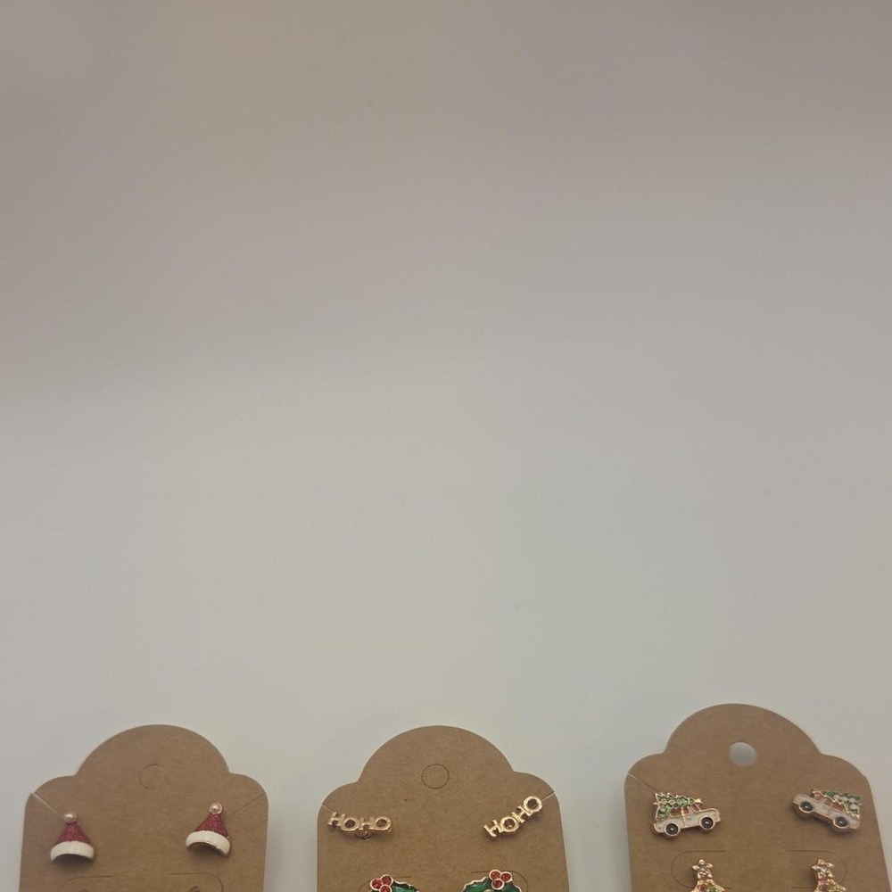 Cute Christmas bundle of 6 earrings